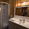 Redwood en-suite bathroom with BVLGARI spa products